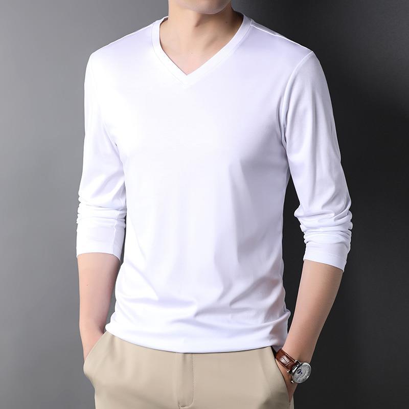 Undershirt Crew Neck - T-shirt Henley à Manches sulfet Col