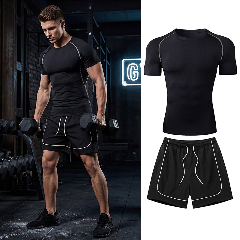 Compression Shorts Athletes - Ensemble de sport pour homme 2