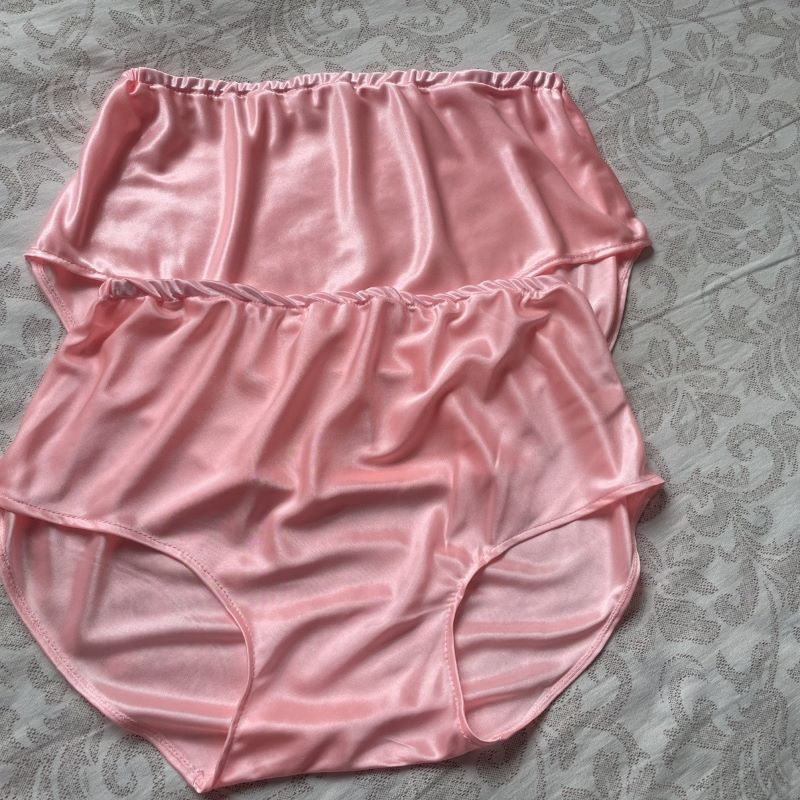 Boxer Shorts Modal - Culottes unisexes en soie glacée rose