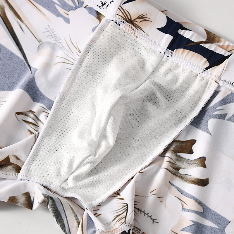 Short de bain imprimé en soie  - Boxer Shorts Modal avis et prix