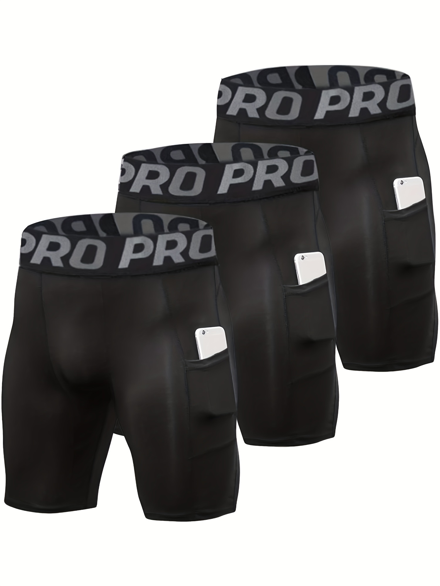 Lot de 3 shorts de compression - Compression Shorts Athletes avis et prix